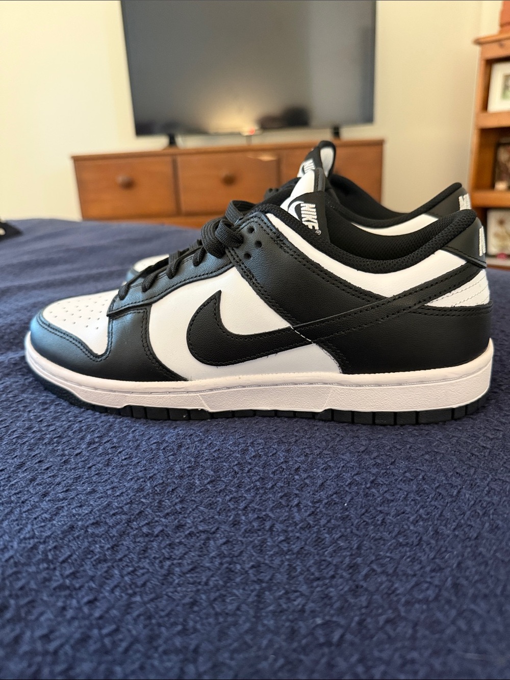 Nike Women’s Panda Dunks Black and White Low-Top Sneakers